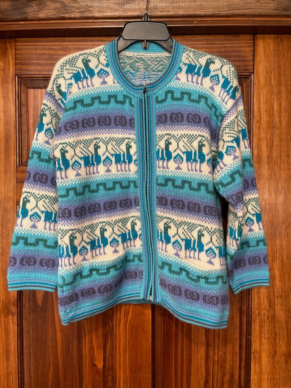 LOS ANDES ARTESANIA ZIP CARDIGAN